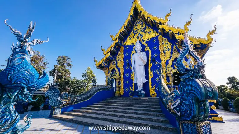 Blue Temple in Chiang Rai - Wat Rong Suea Ten Chiang Rai - best temples to see in Chiang Rai - temples day trip from Chiang Mai to Chiang Rai