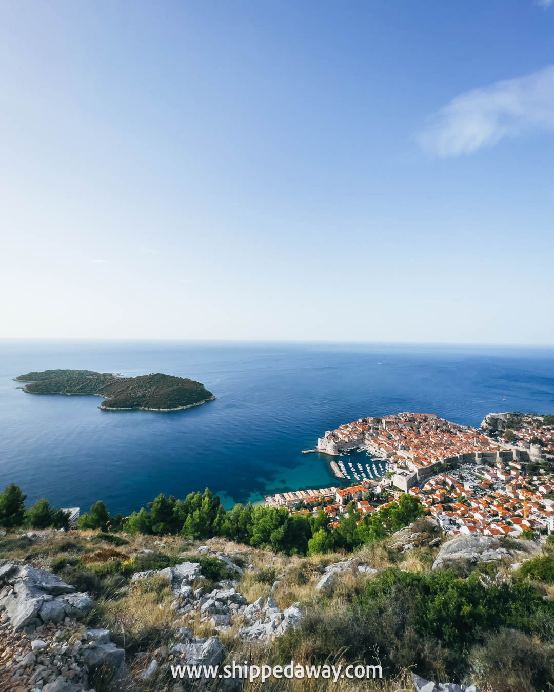 Split or Dubrovnik - Split vs Dubrovnik - How to choose between visiting Split or Dubrovnik - Mount Srđ