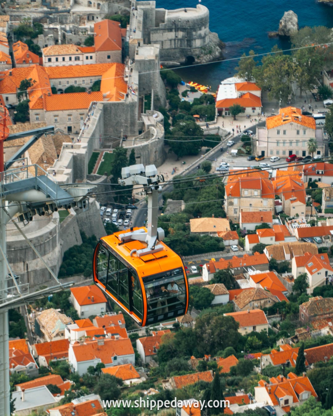 All Outer Banks filming locations in Croatia - We visited the exact OBX filming spots in Croatia - cable car to Mount Srđ in Dubrovnik