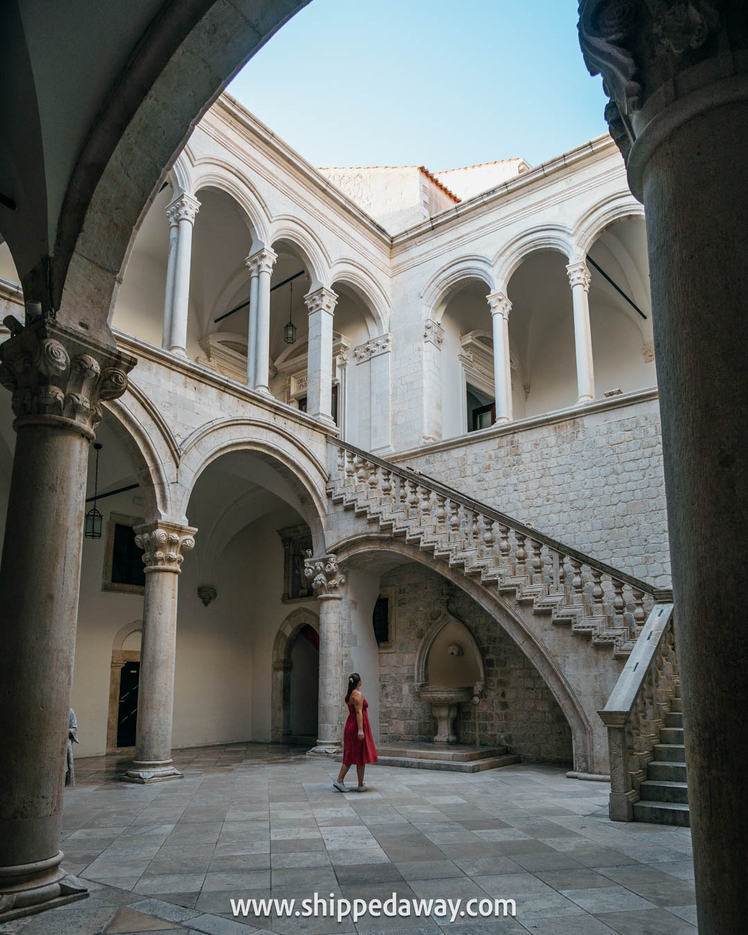 Rector's Palace Dubrovnik Croatia, courtyard of Rector's Palace Dubrovnik, tips for visiting Rector's Palace Dubrovnik