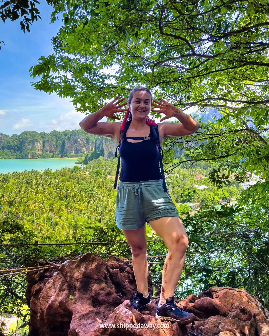 railay viewpoint, railay east viewpoint hike, trail to railay viewpoint