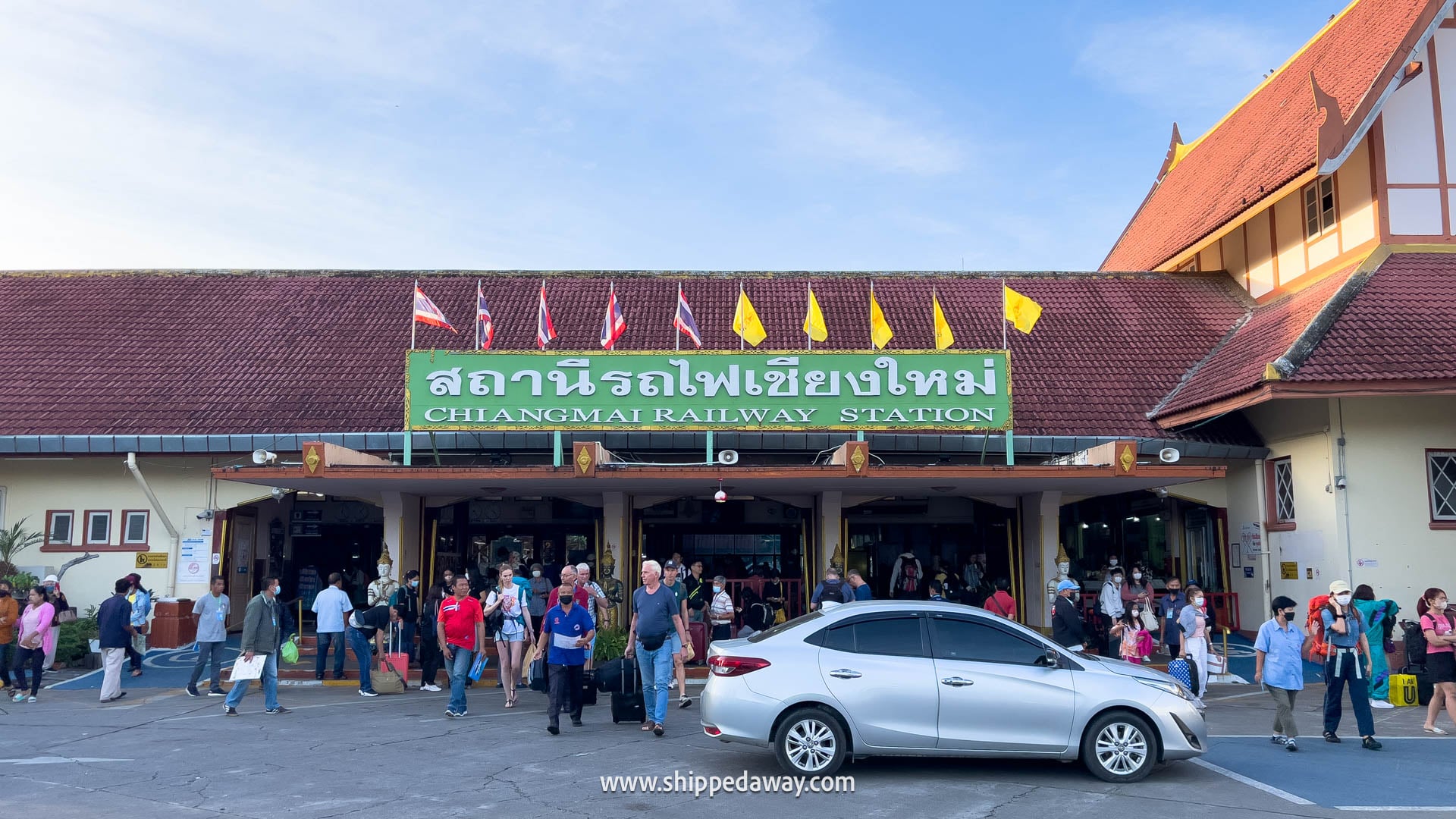 Bangkok to Chiang Mai sleeper train - Chiang Mai Railway station