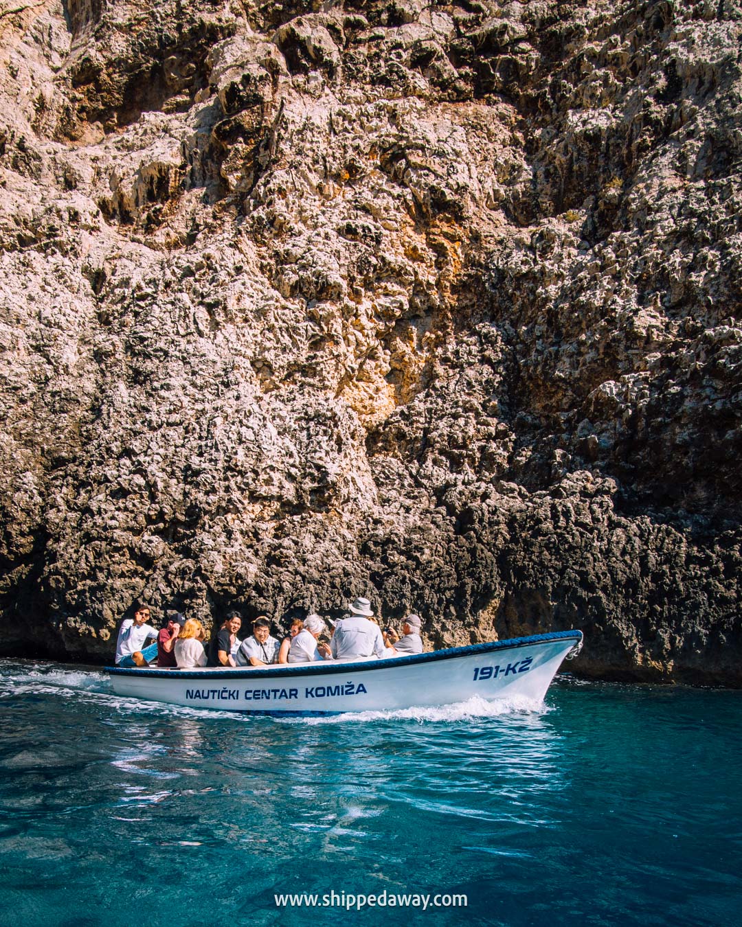 official Blue Cave boat Biševo - Blue Cave Island Hopping tour from Split or Brač