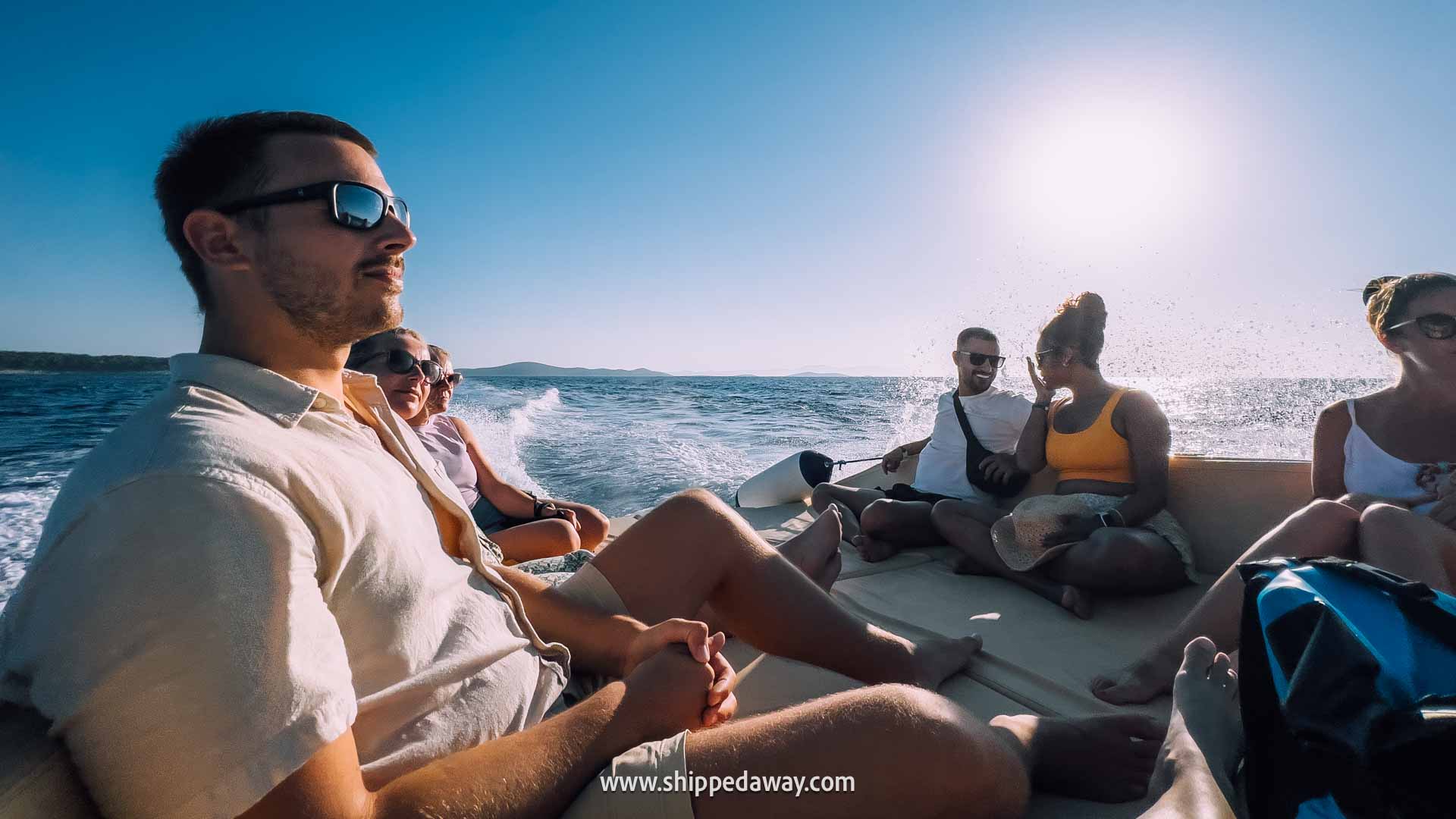 Speedboat ride on the Blue Cave Croatia tour from Split and Brač