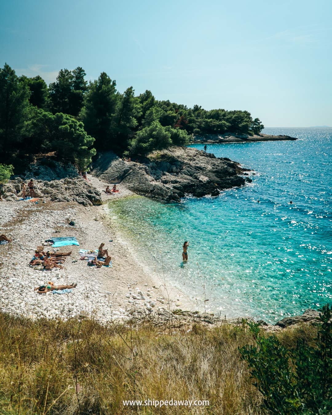 Where to stay in Hvar Island - best areas to stay in Hvar - beach near Hvar town