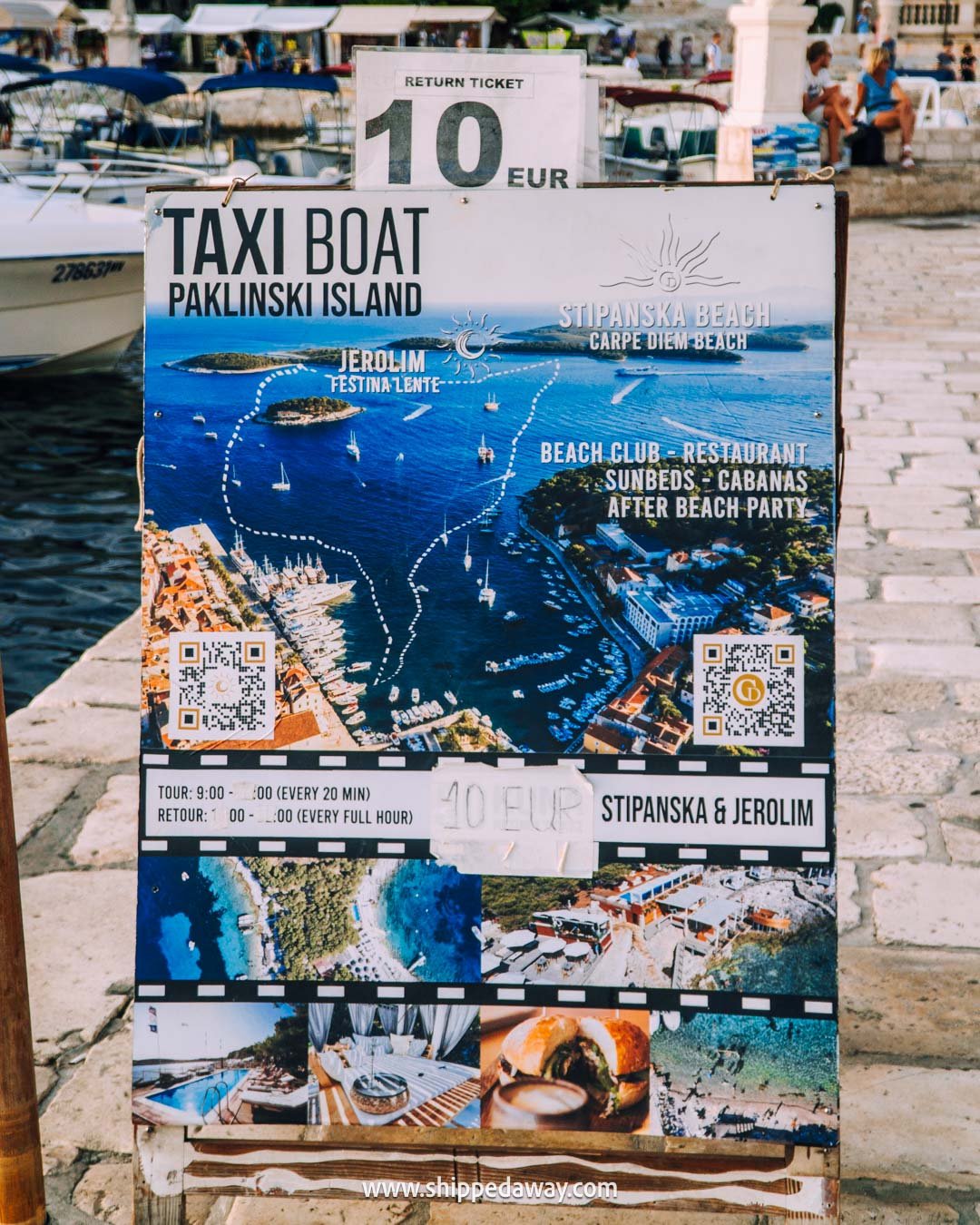 Must-do things in Hvar, Croatia - Paklinski Islands taxi boat
