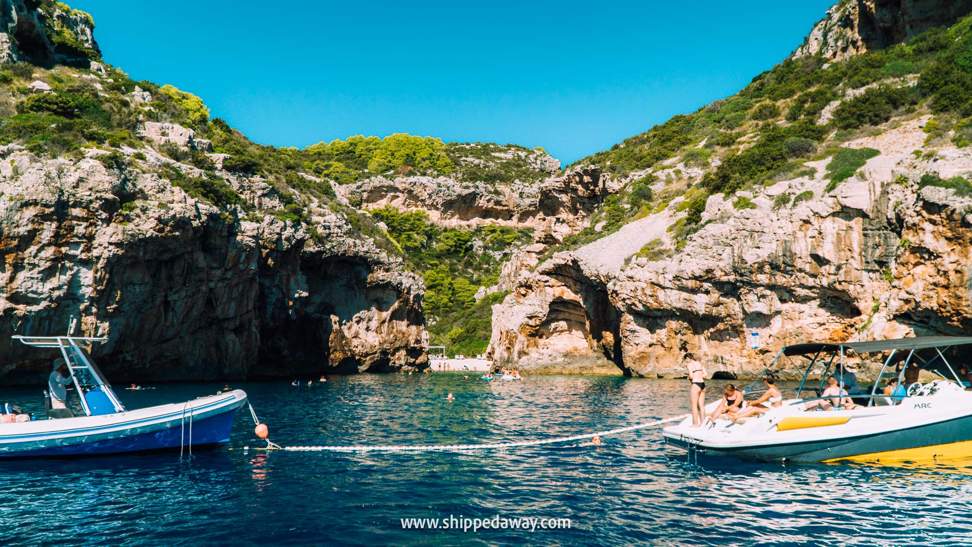 Stiniva Beach Vis Croatia - Stiniva Cove - Blue Cave Island Hopping tour from Vis