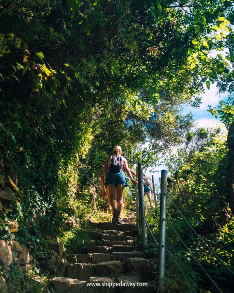 Cinque Terre Italy, hiking path from Corniglia to Manarola Cinque Terre