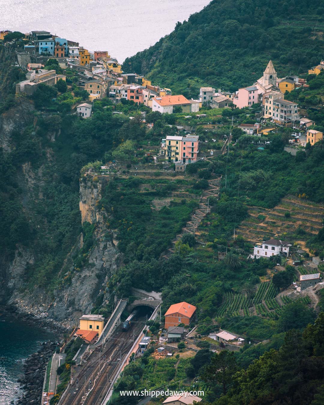 Corniglia train station Cinque Terre, Corniglia stairs, Cinque Terre Italy, hiking from Corniglia to Manarola Cinque Terre