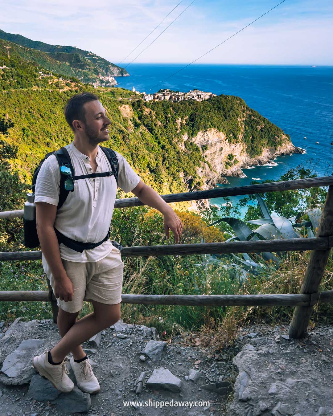 Cinque Terre hike - Cinque Terre hiking trails - Cinque Terre trail - Corniglia to Vernazza hiking route - Blue Trail Cinque Terre