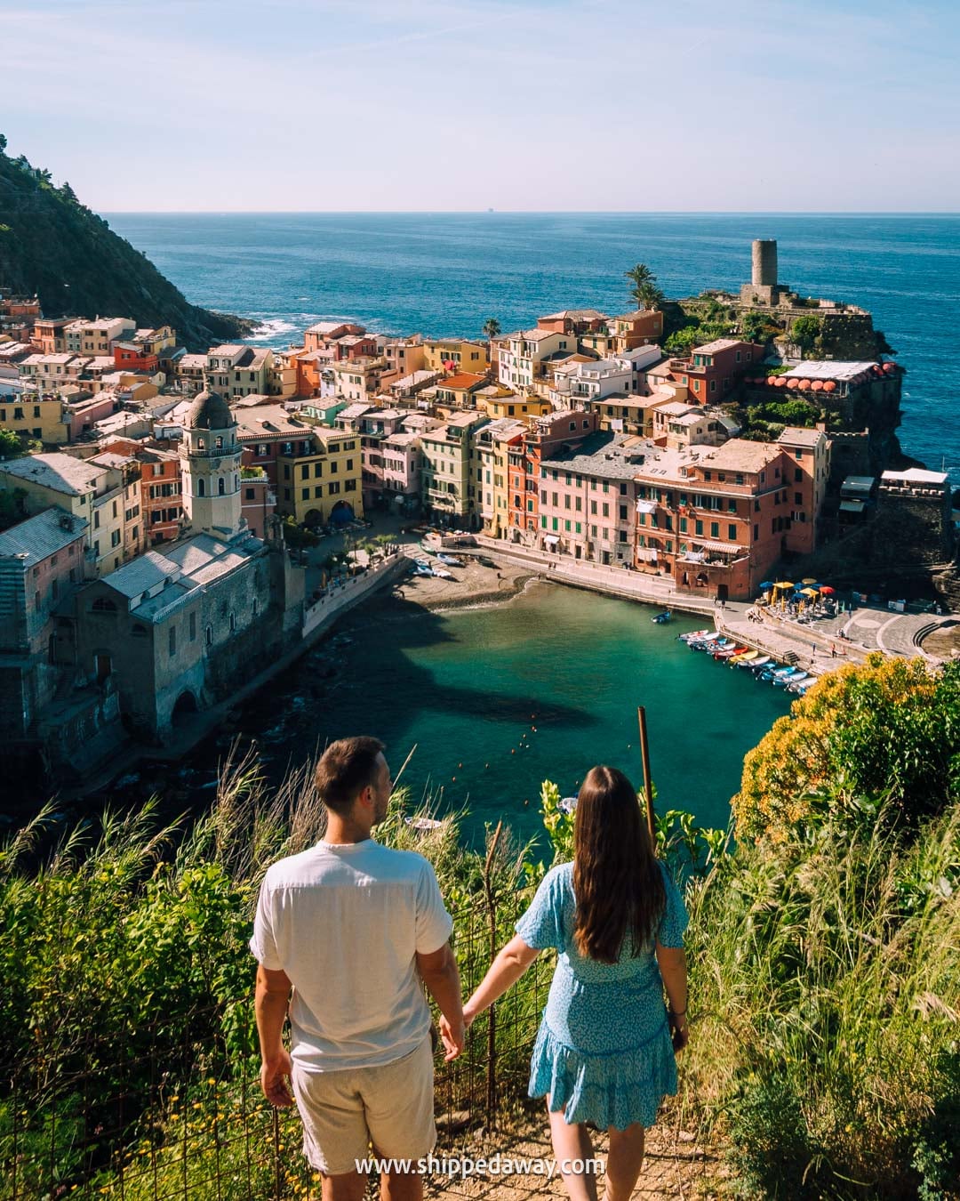 most Instagrammable spots in Cinque Terre - best Cinque Terre photo spots - Cinque Terre viewpoints - best viewpoints in Vernazza