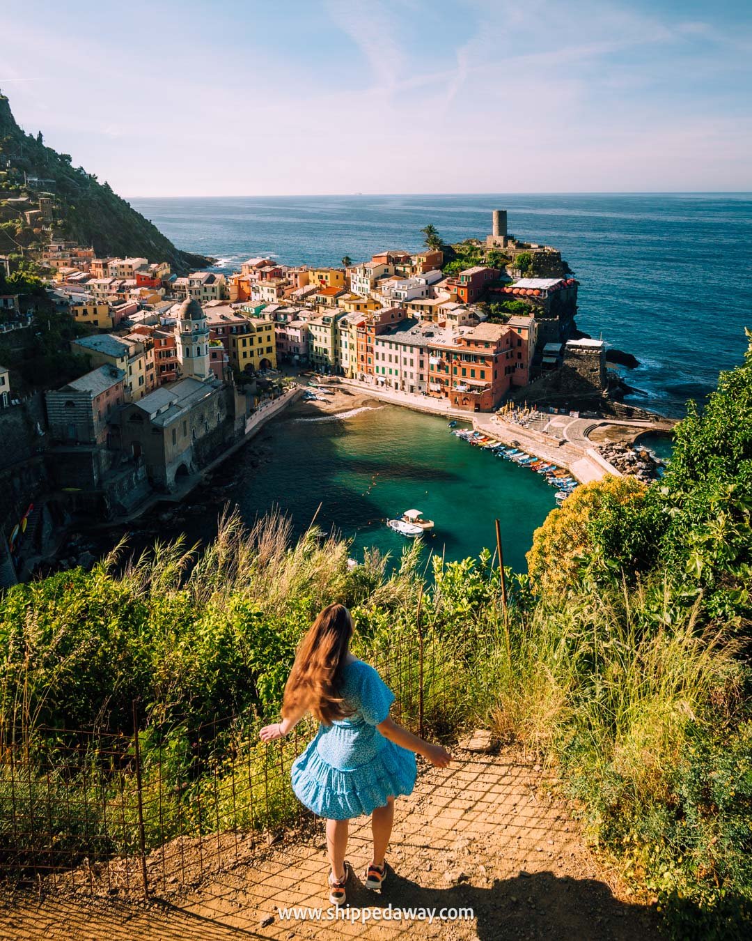 Vernazza viewpoint Cinque Terre - hiking in Cinque Terre - Cinque Terre guide - Cinque Terre path