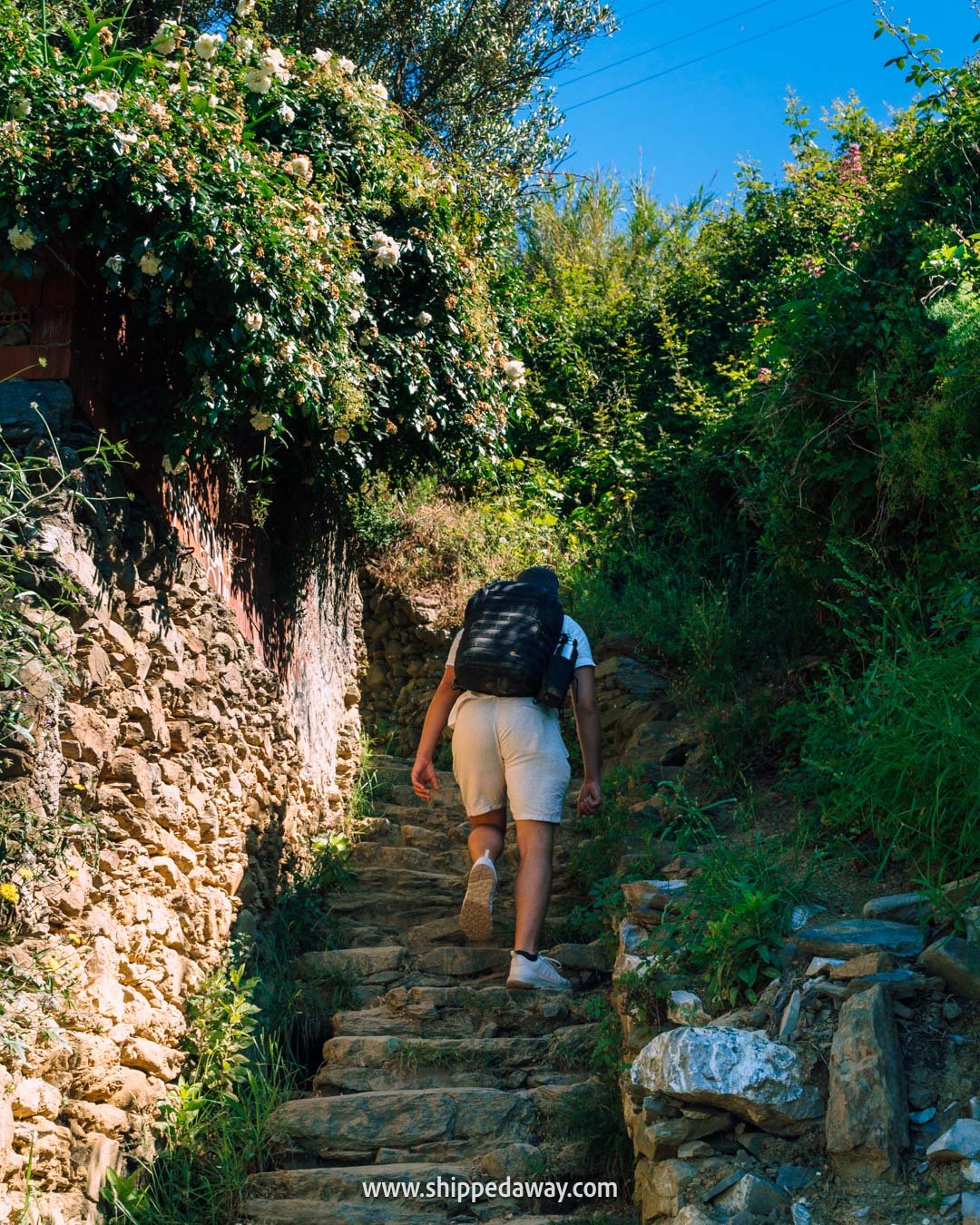 Cinque Terre hike - Cinque Terre hiking route - Cinque Terre trail - Riomaggiore to Manarola via Beccara hiking route