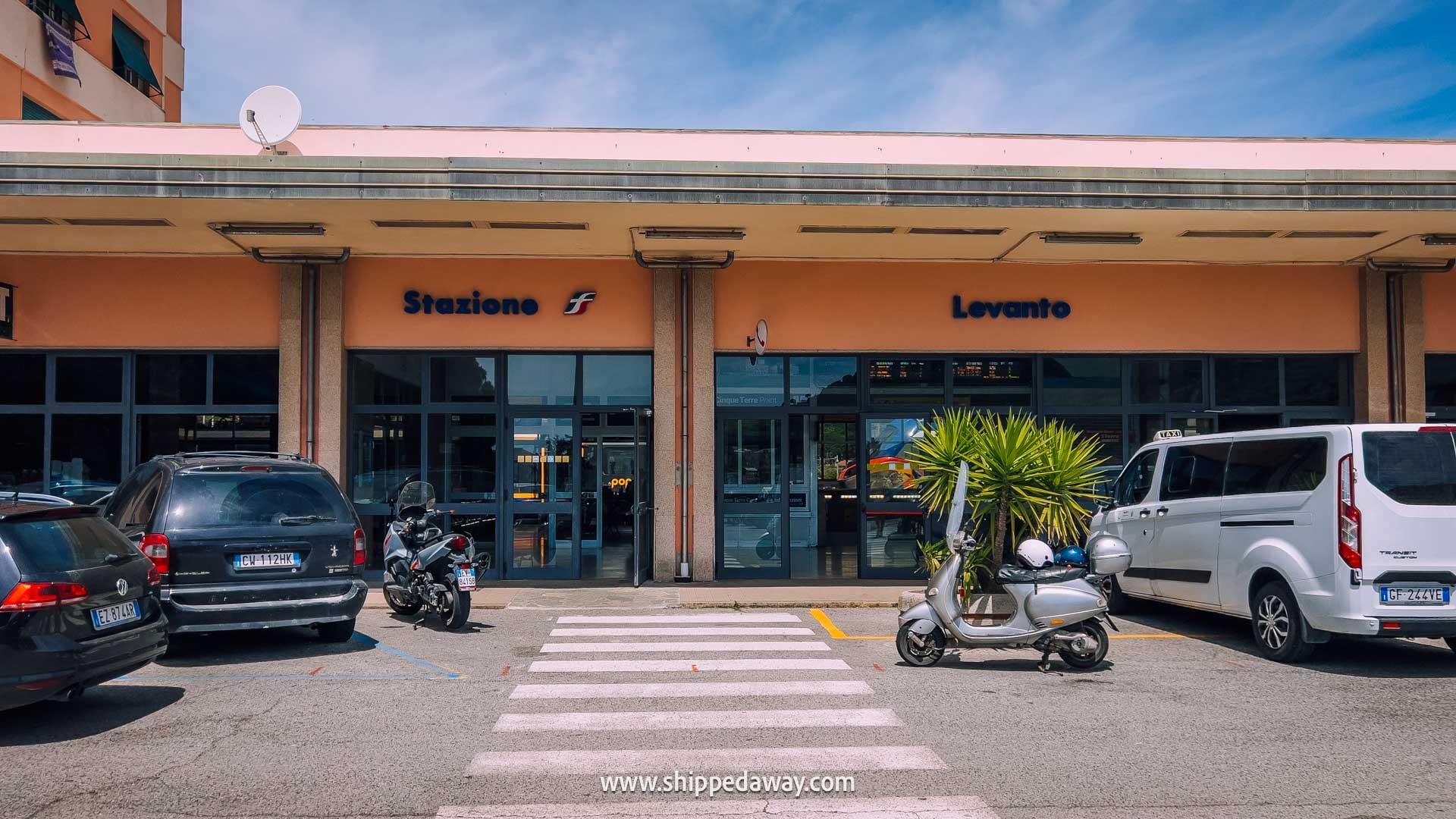 Getting around Cinque Terre by train - Levanto train station