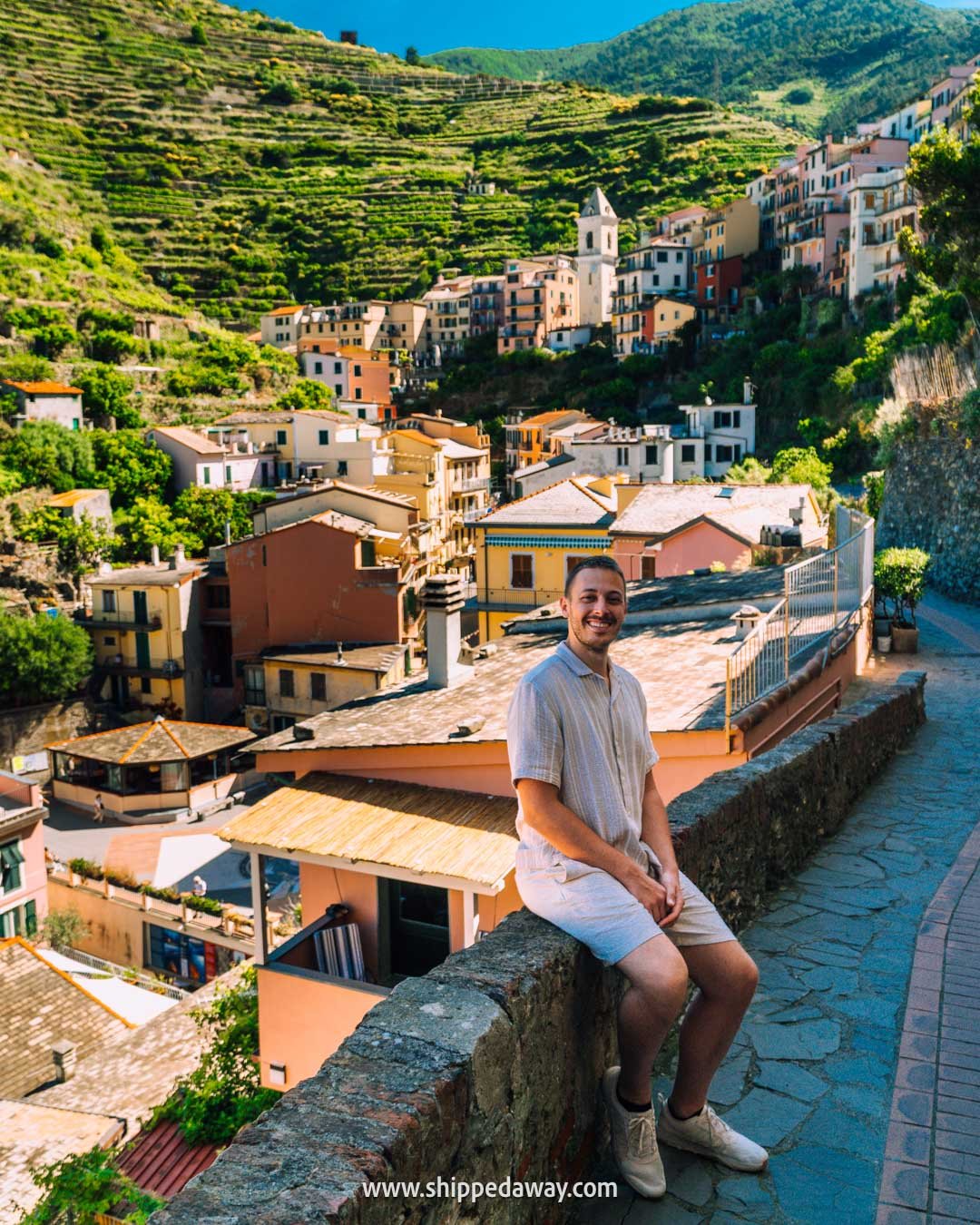 Manarola Upper Town Viewpoint - hidden Cinque Terre viewpoints - best views in Manarola