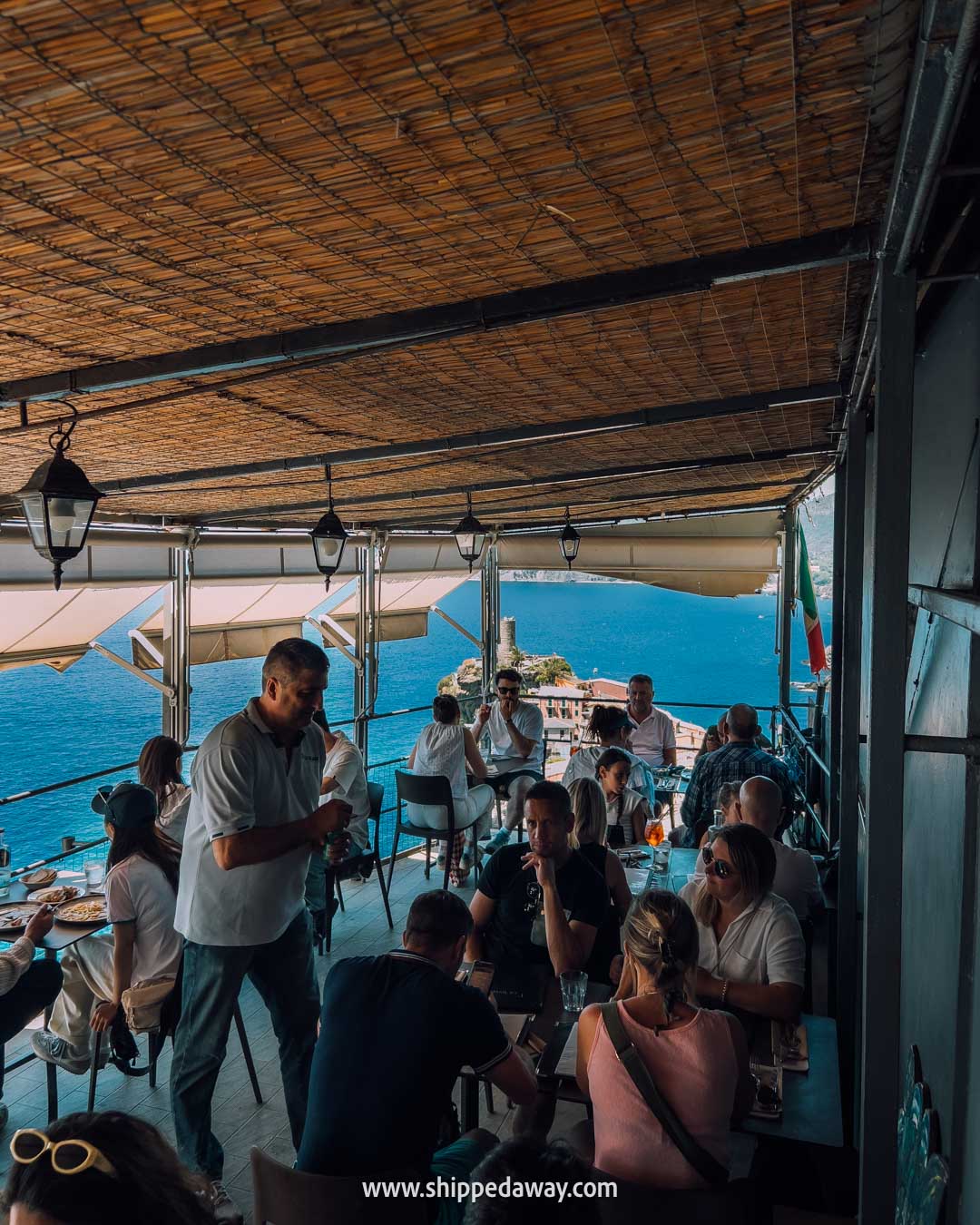 La Torre Restaurant - most Instagrammable restaurant in Cinque Terre - best Vernazza views