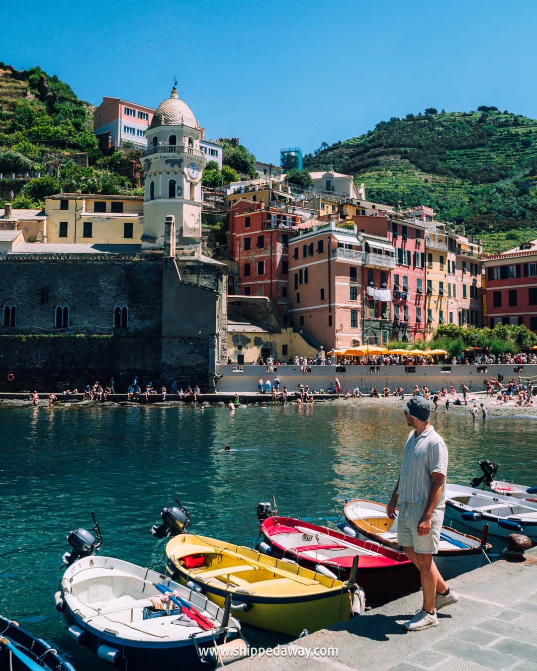 Vernazza harbour - best Cinque Terre photo spots - Cinque Terre viewpoints - best views in Vernazza