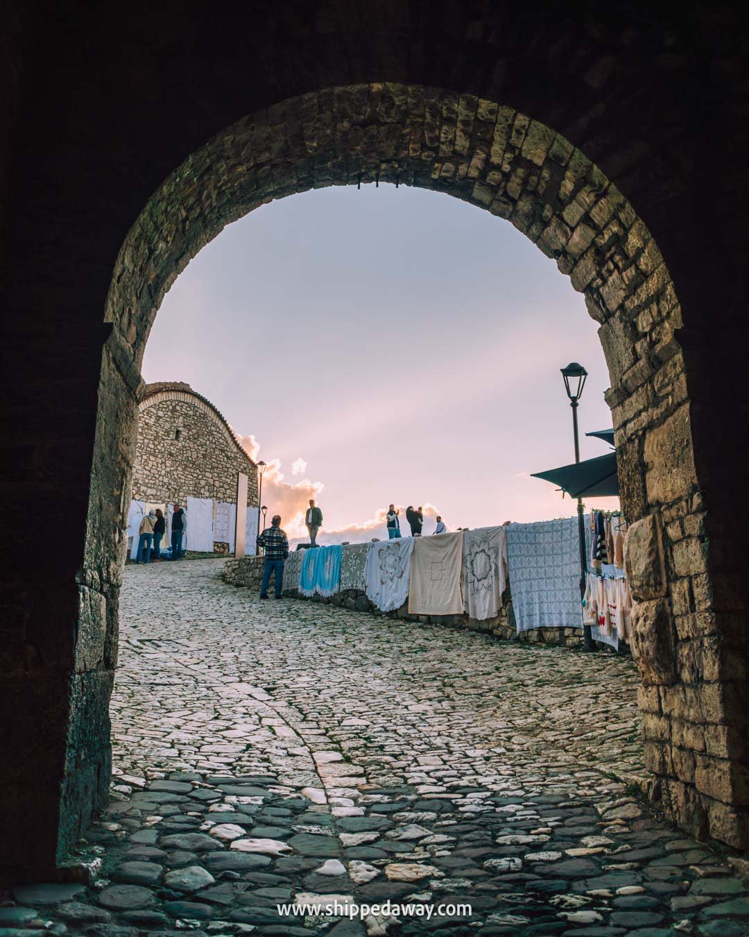 What to see in Berat Castle - how to visit Berat Castle - gate of the castle