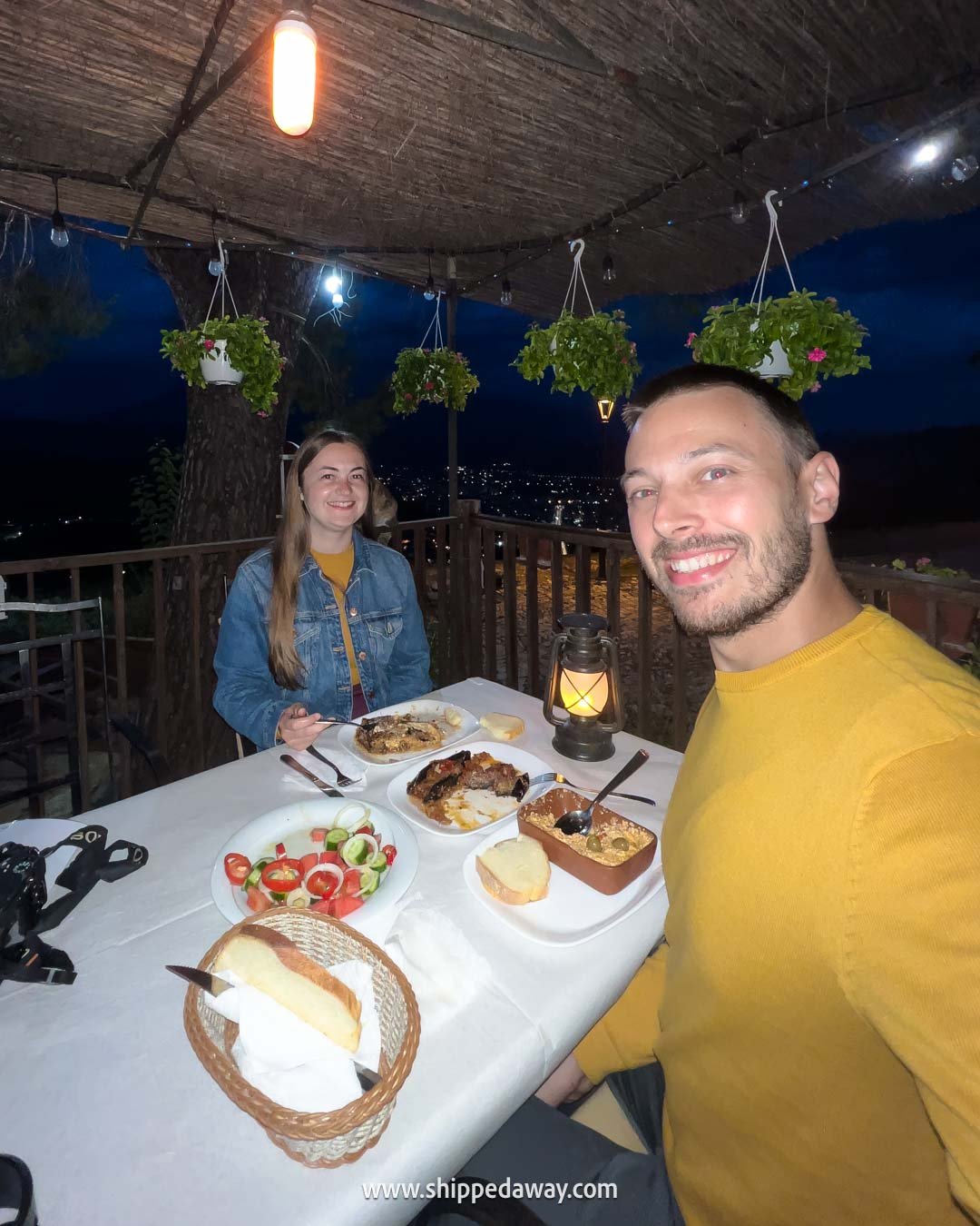 What to see in Berat Castle - how to visit Berat Castle - traditional food in Berat Castle - 30th birthday dinner