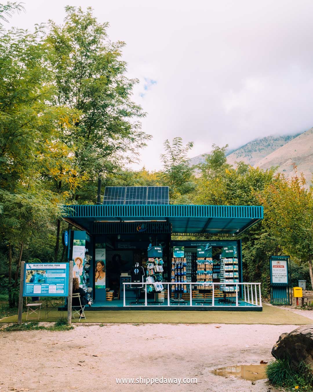 How to visit the Blue Eye of Albania - review of our visit to Albania's Blue Eye near Sarande - facilities