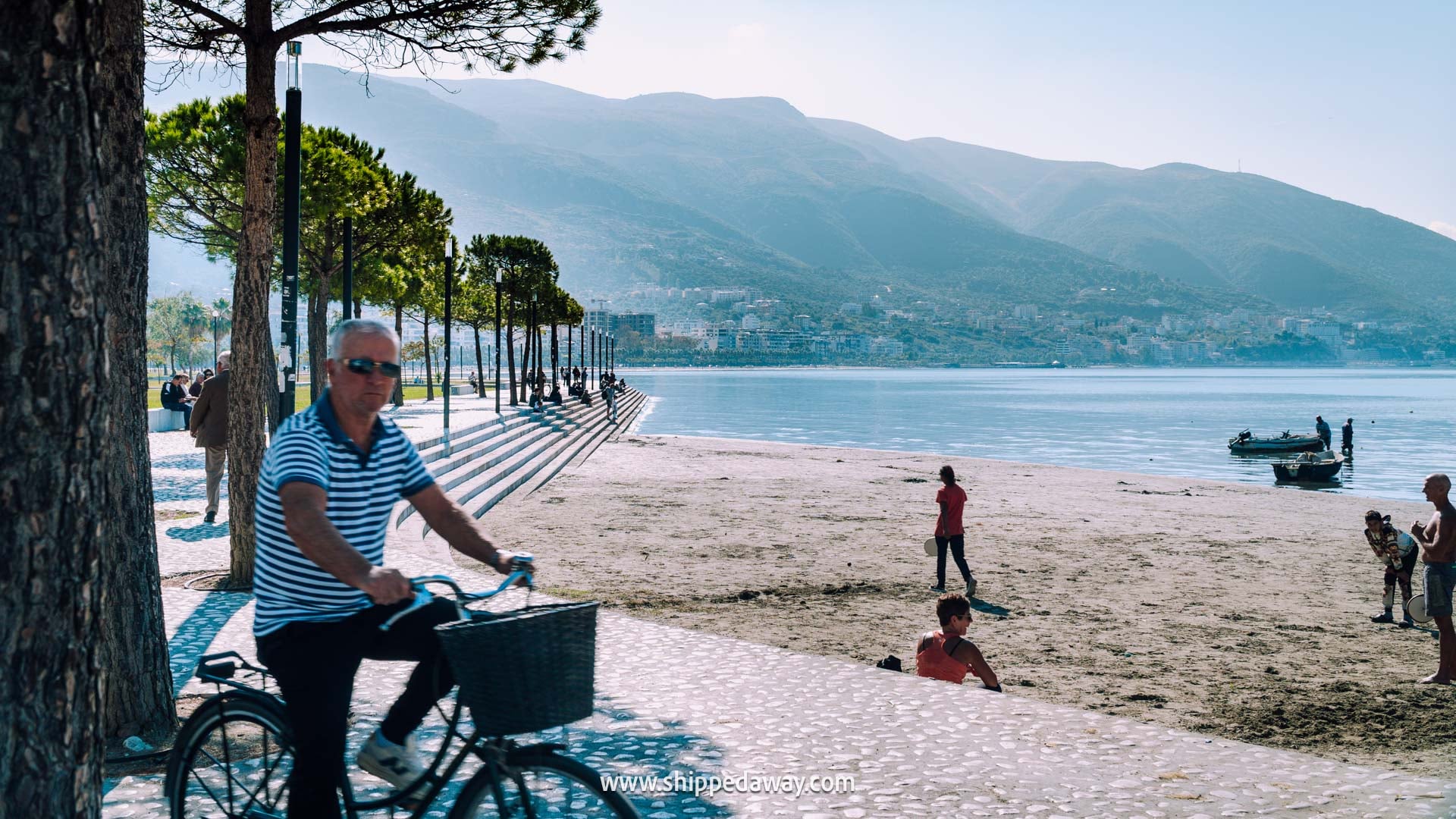 Two weeks in Albania - Albania Two Week Itinerary - Vlore promenade on Albanian Riviera
