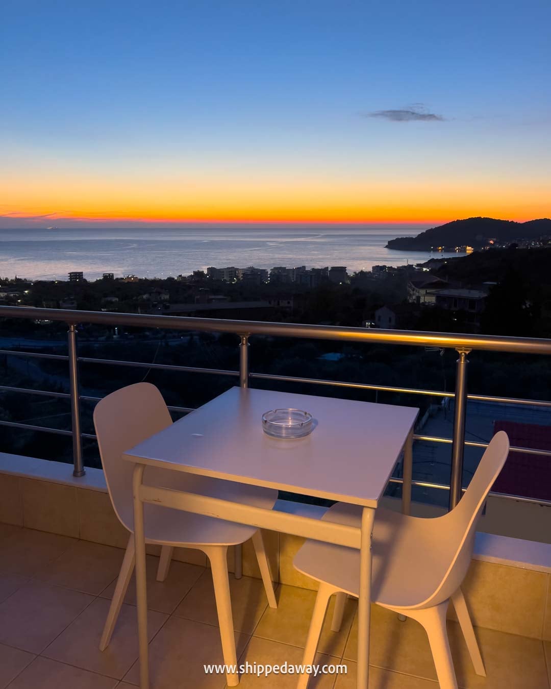 things to do in Himare, Albania's Best Beach Town - view from apartment balcony