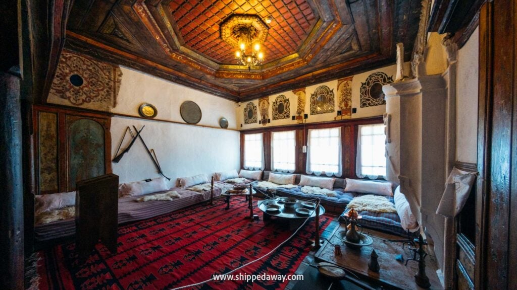 What to see in Gjirokaster, Albania's Stone City - things to do in Gjirokaster, Albania - room in a traditional stone house