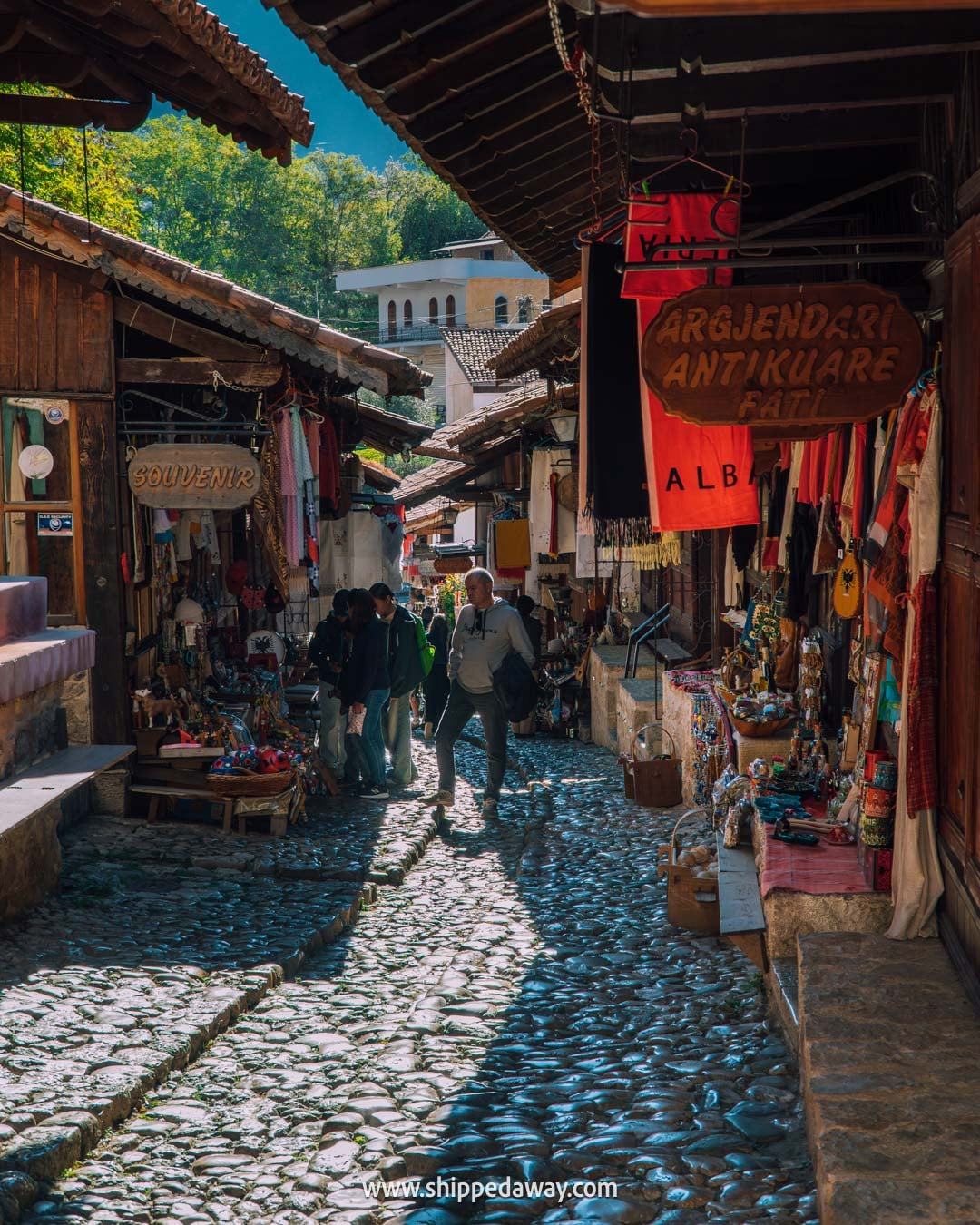 Albania in Autumn - Is it worth visiting Albania in Autumn - Kruje old bazaar