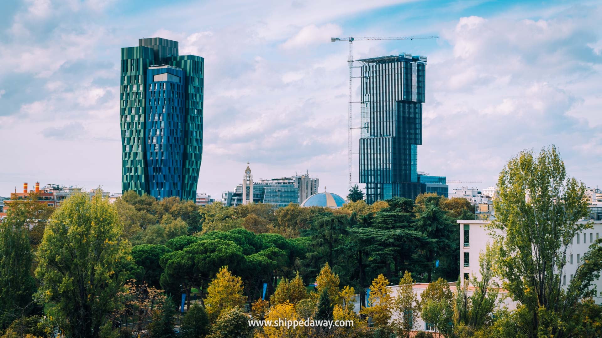 Things to do in Tirana, Albania - what not to miss in Tirana - view of the city from the Pyramid of Tirana