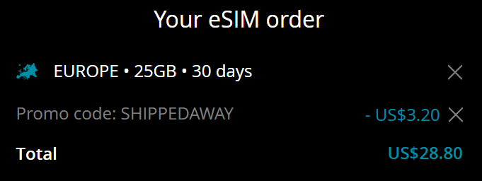 Ubigi eSIM Review - Discount with code SHIPPEDAWAY - Is Ubigi a good choice for eSIM - How good is Ubigi eSIM?