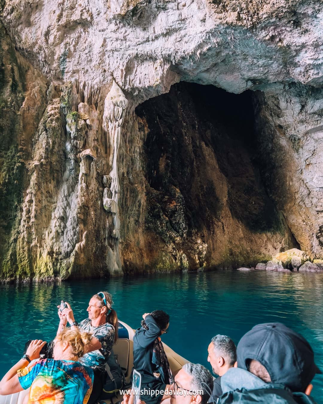 How to visit Albania's Blue Cave - best ways to get to Blue Cave in Albania - one of the stops on the tour