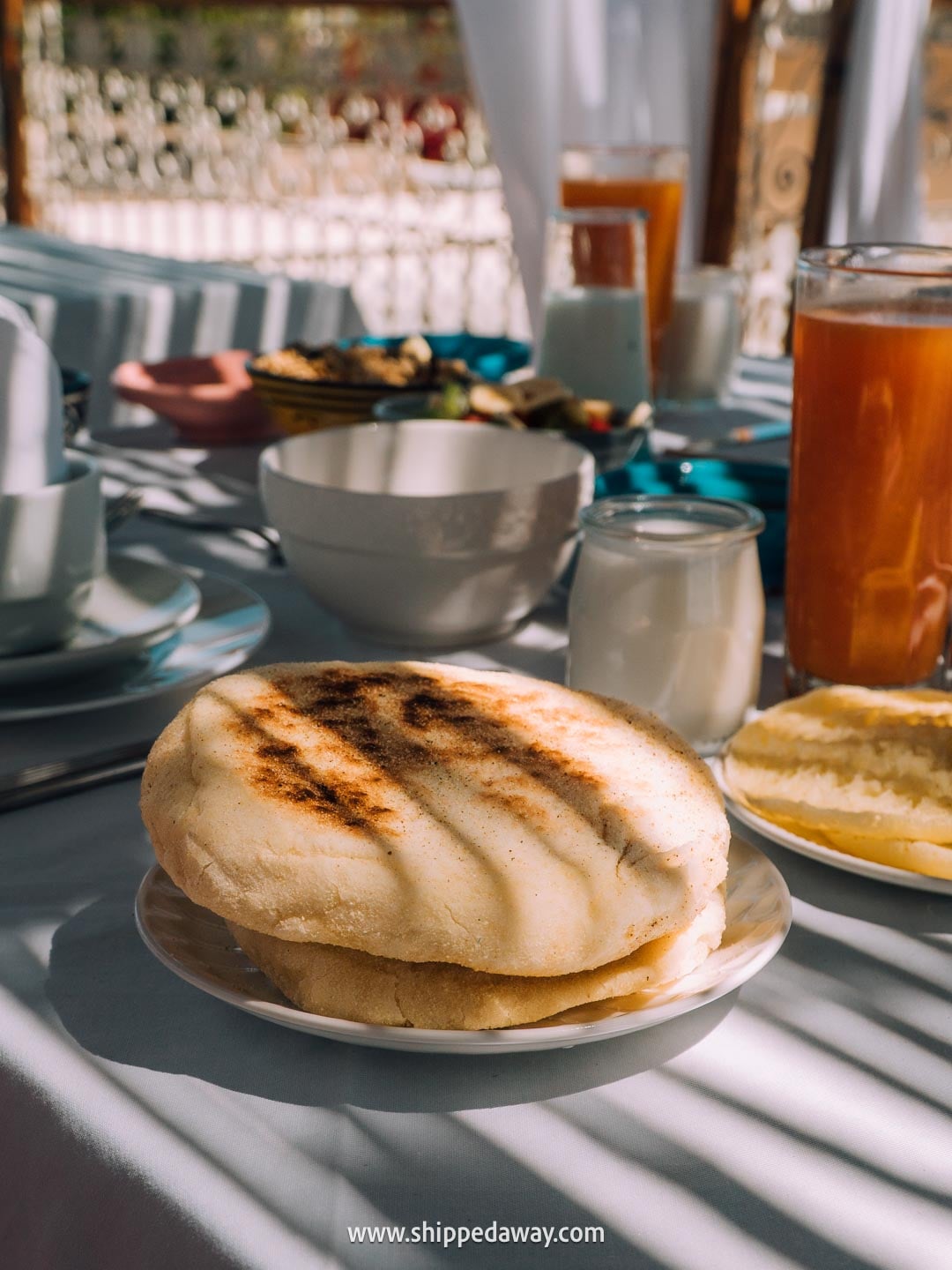 Things to do in Marrakesh, Morocco - traditional Moroccan breakfast bread