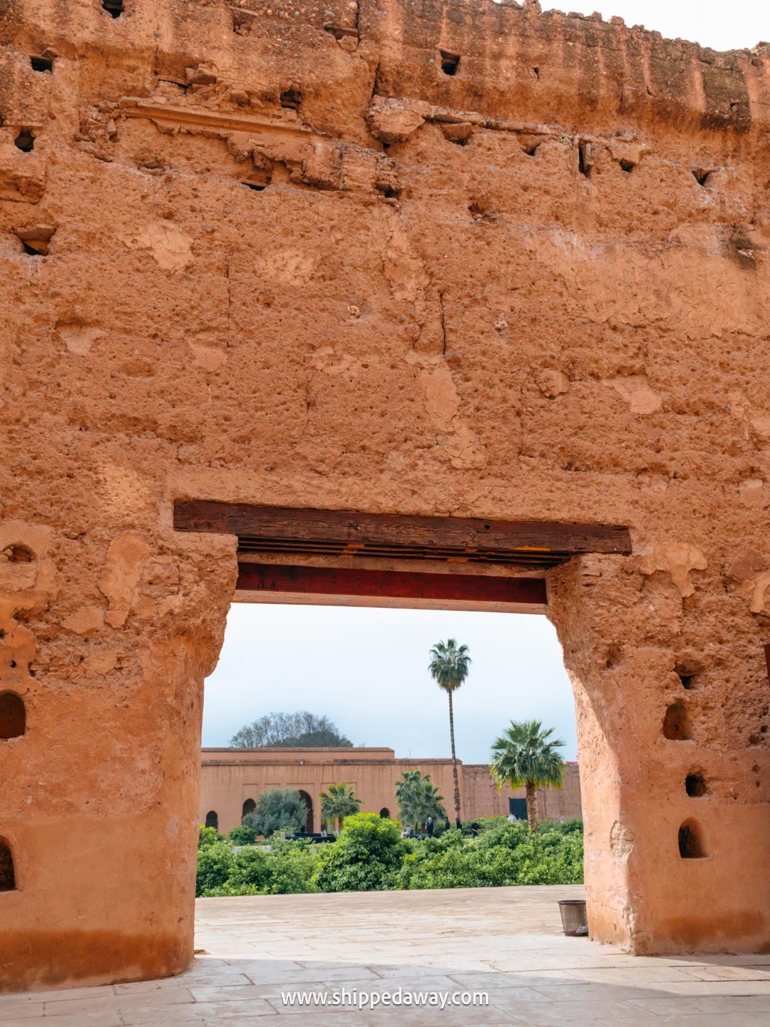 Things to do in Marrakesh, Morocco - entrance to El Badi Palace