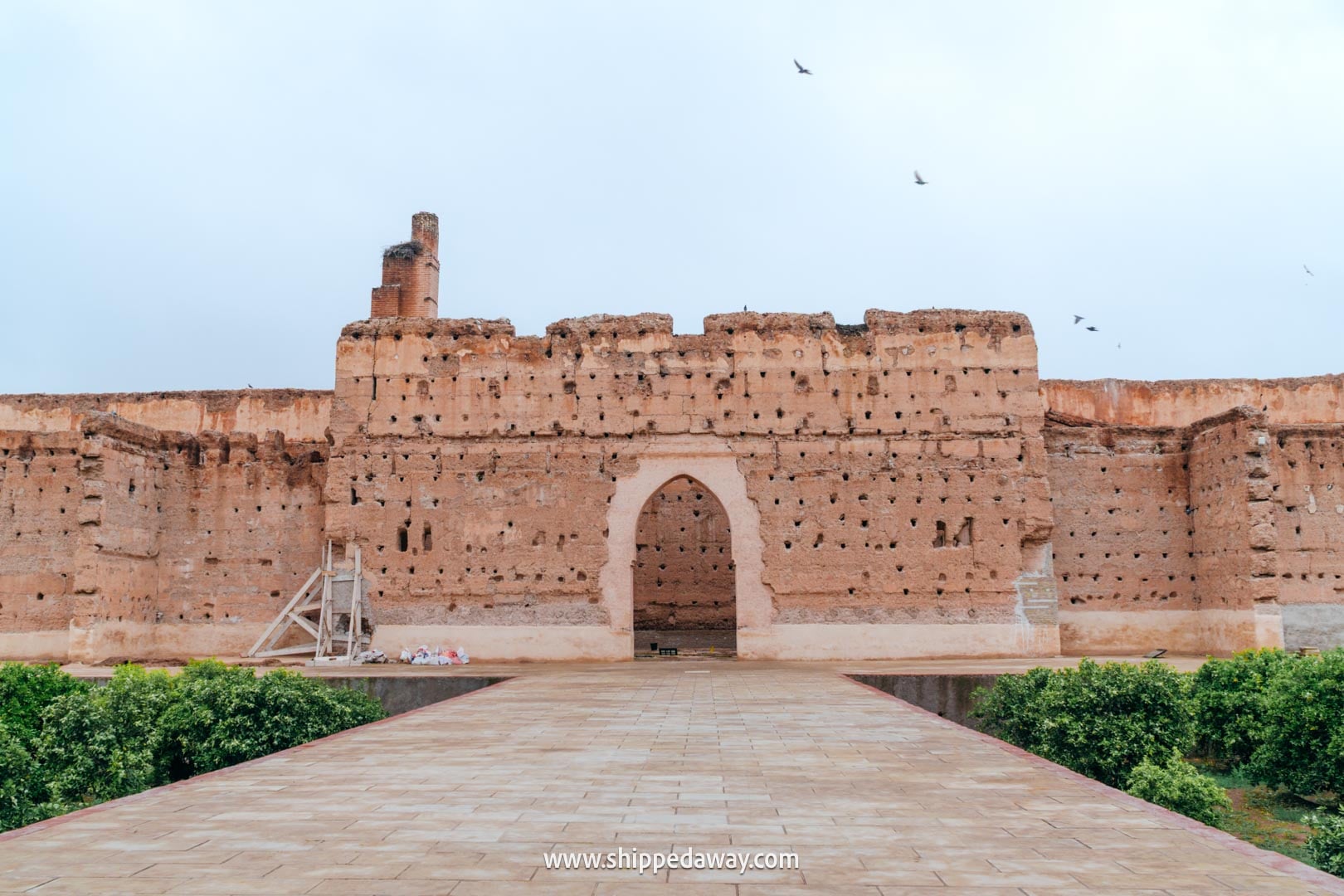 Things to do in Marrakesh, Morocco - buildings of El Badi Palace