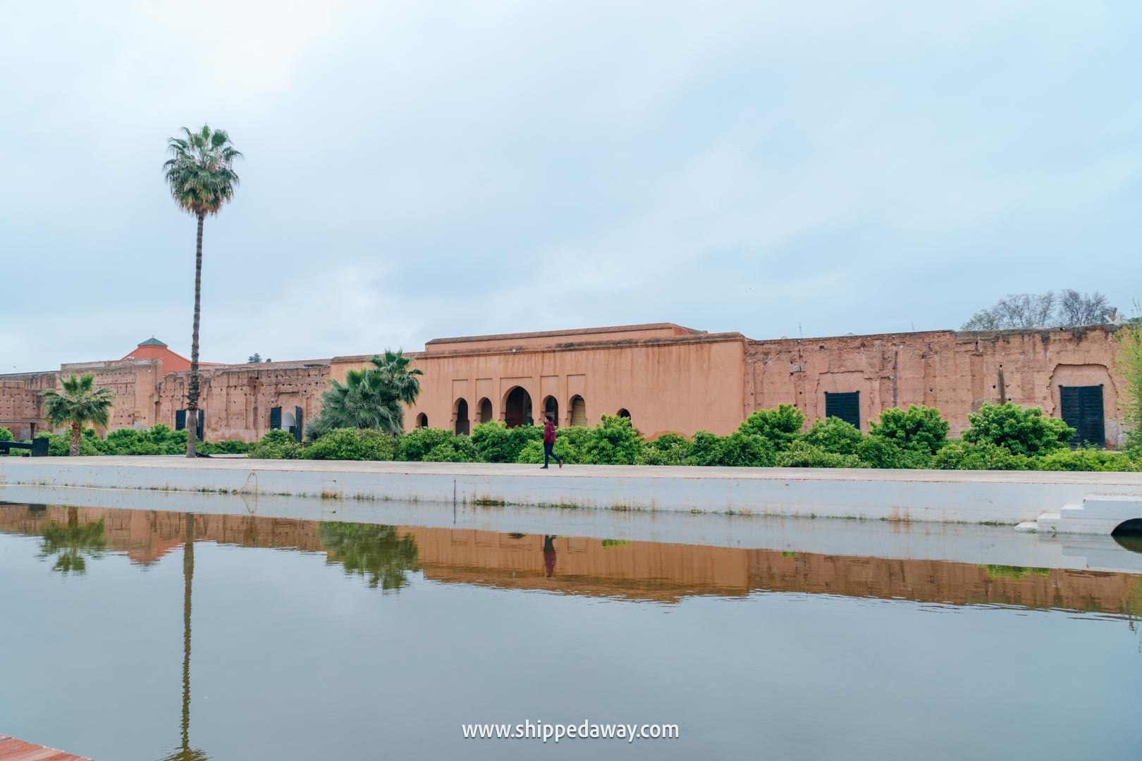Things to do in Marrakesh, Morocco - pool of water at El Badi Palace