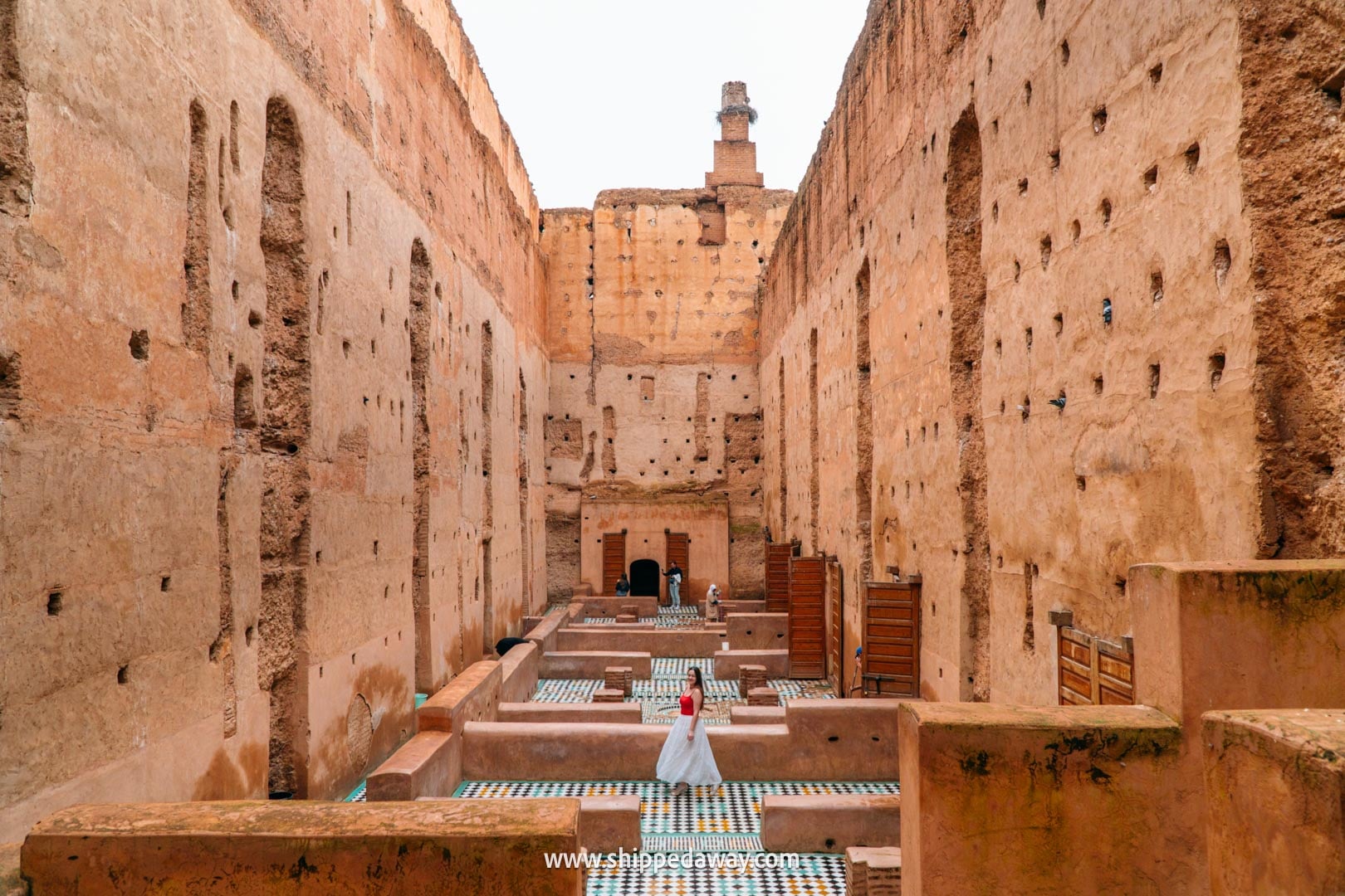 Things to do in Marrakesh, Morocco - famous photo spot at El Badi Palace