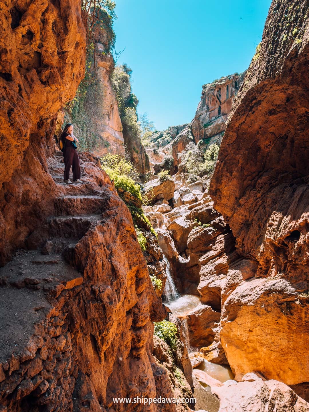 Our tips for visiting Iminifri Natural Bridge in Morocco - waterfalls on the river