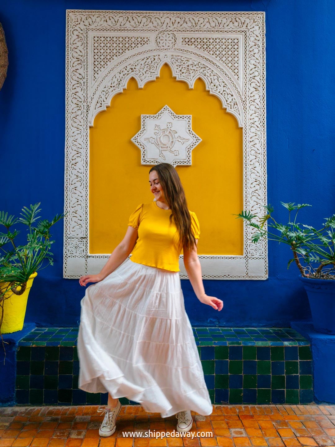 Things to do in Marrakesh, Morocco - Jardin Majorelle garden photo spot