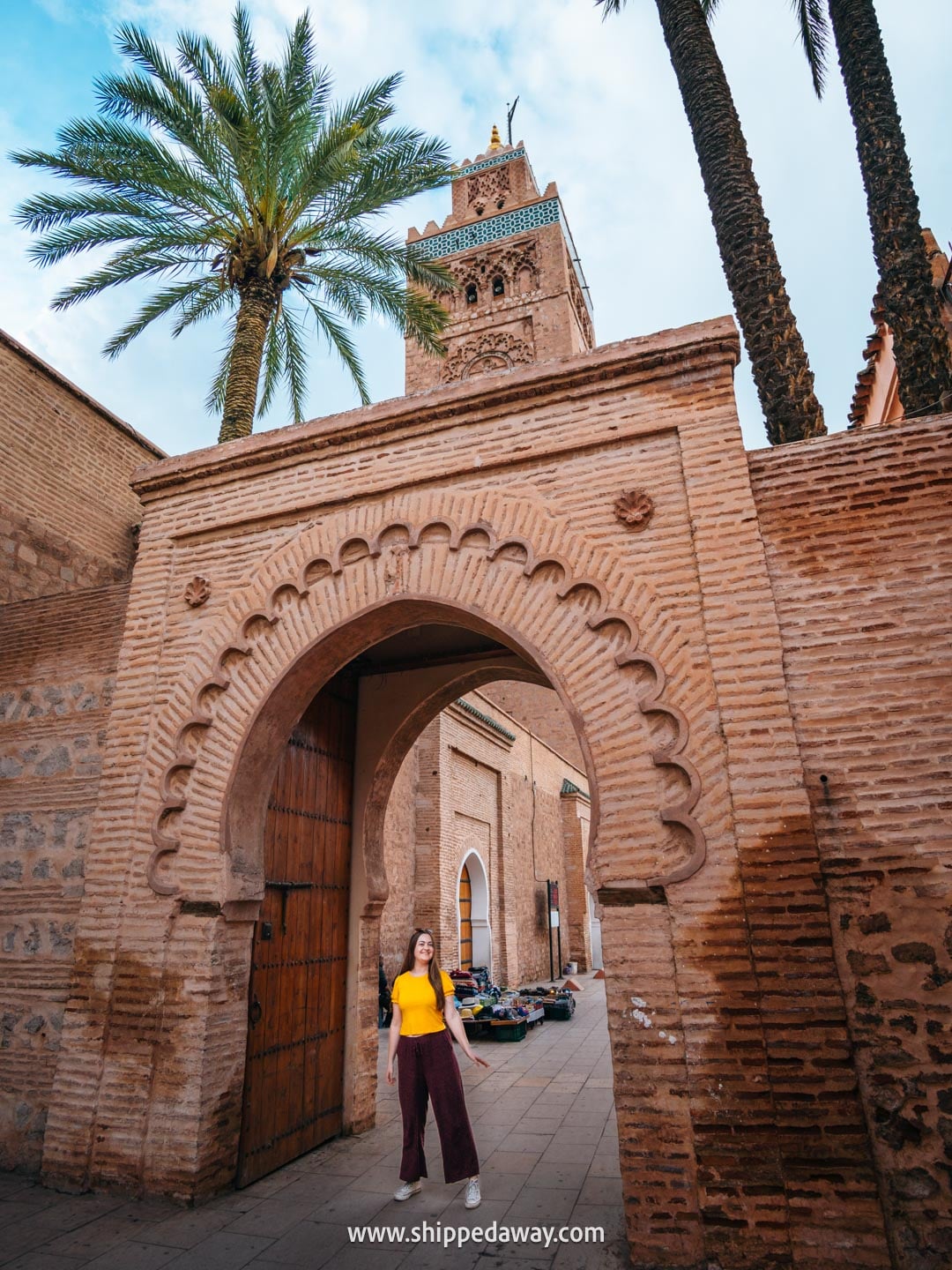 Things to do in Marrakesh, Morocco - gate of Koutoubia mosque