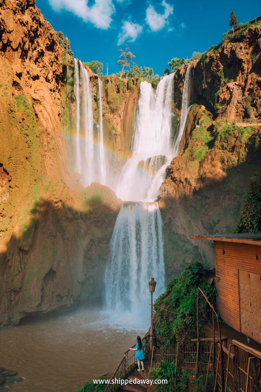 Guide to Ouzoud Waterfalls with tips from our two-night visit - best view of the waterfalls