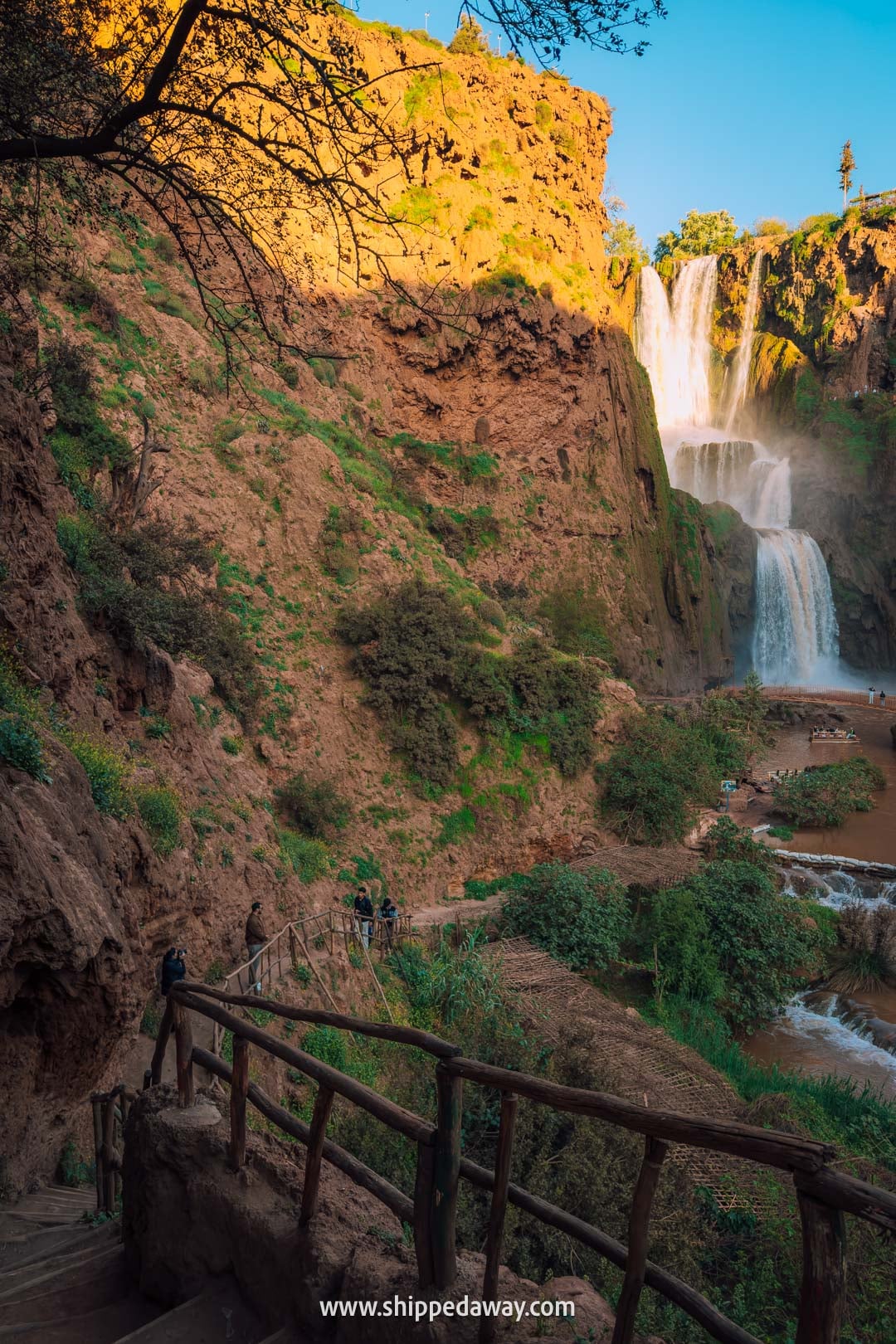 Guide to Ouzoud Waterfalls with tips from our two-night visit - nature trail around the falls
