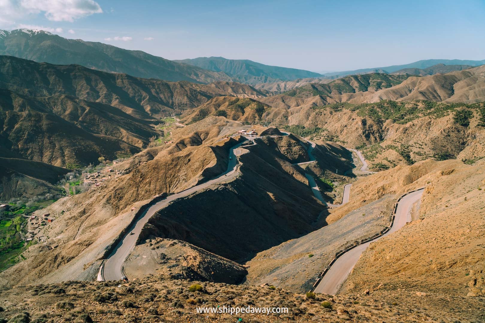 Todra Gorge visiting tips from our trip - road from Marrakesh