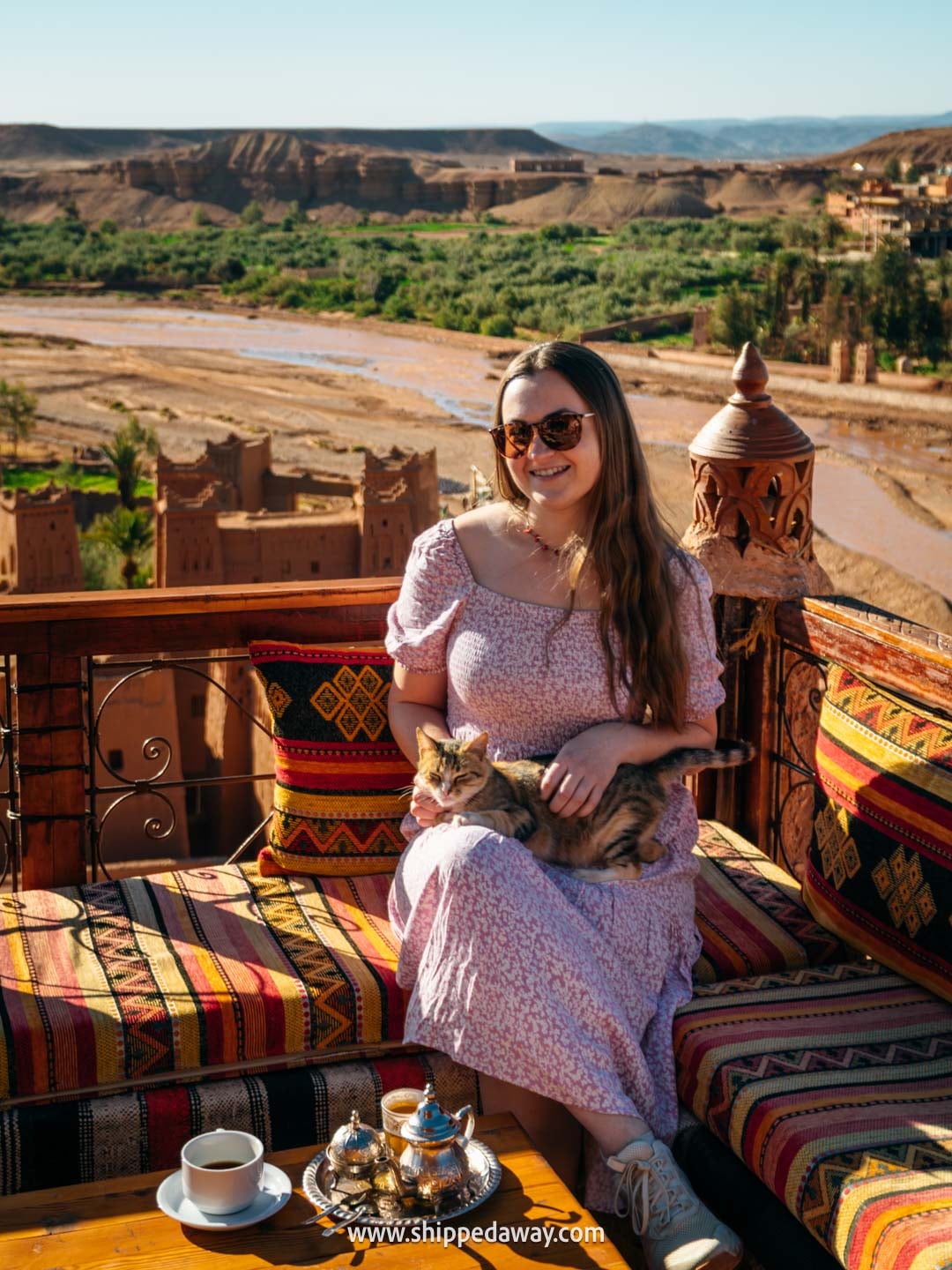 Ait Benhaddou Travel Guide - How to visit Ait Benhaddou - panoramic views from a cafe