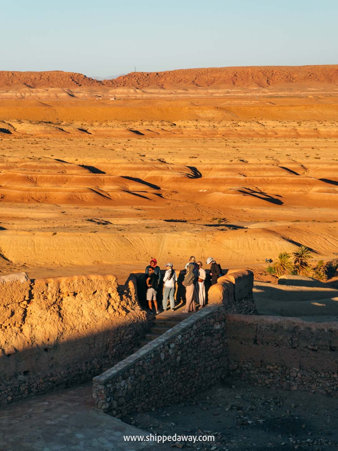 Ait Benhaddou Travel Guide - How to visit Ait Benhaddou - views from the Granary hill at sunset