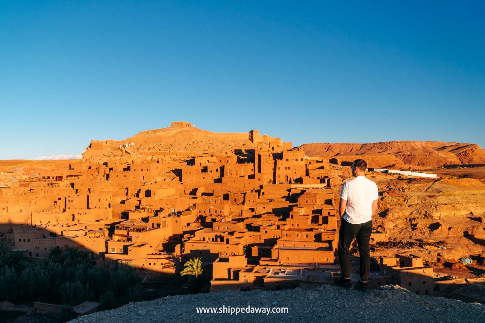 Ait Benhaddou Travel Guide - How to visit Ait Benhaddou - hill viewpoint overlooking the Ksar