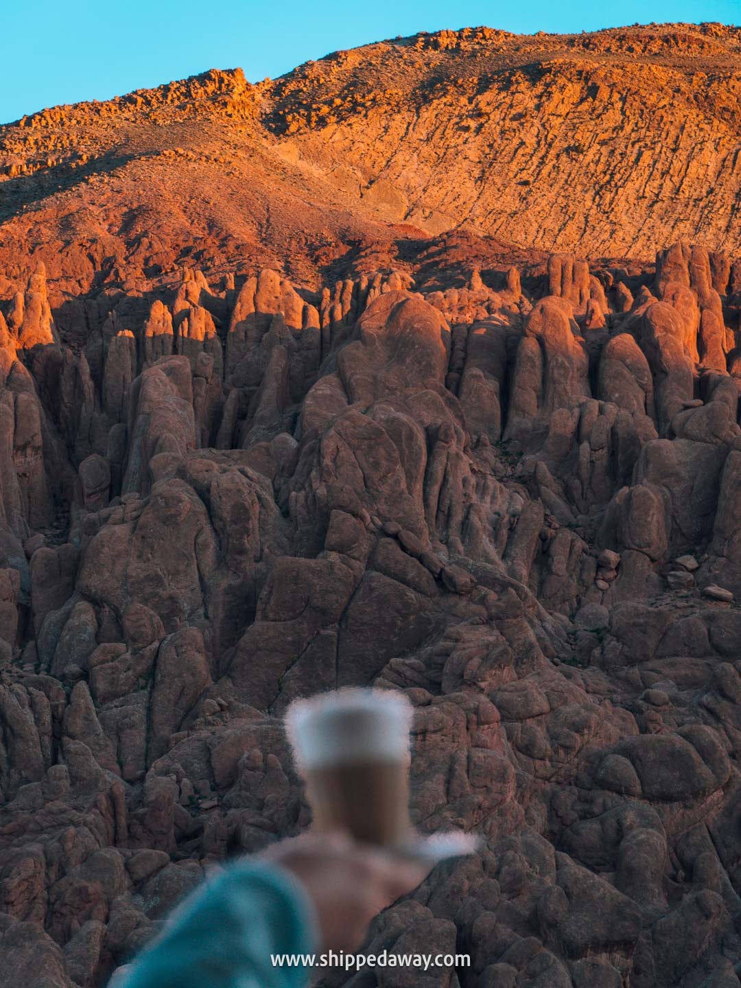 Restaurant with views of Monkey Fingers - Dades Gorge, Morocco