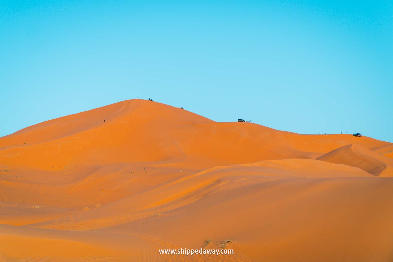 Highest sand dune in Merzouga, Morocco's Desert