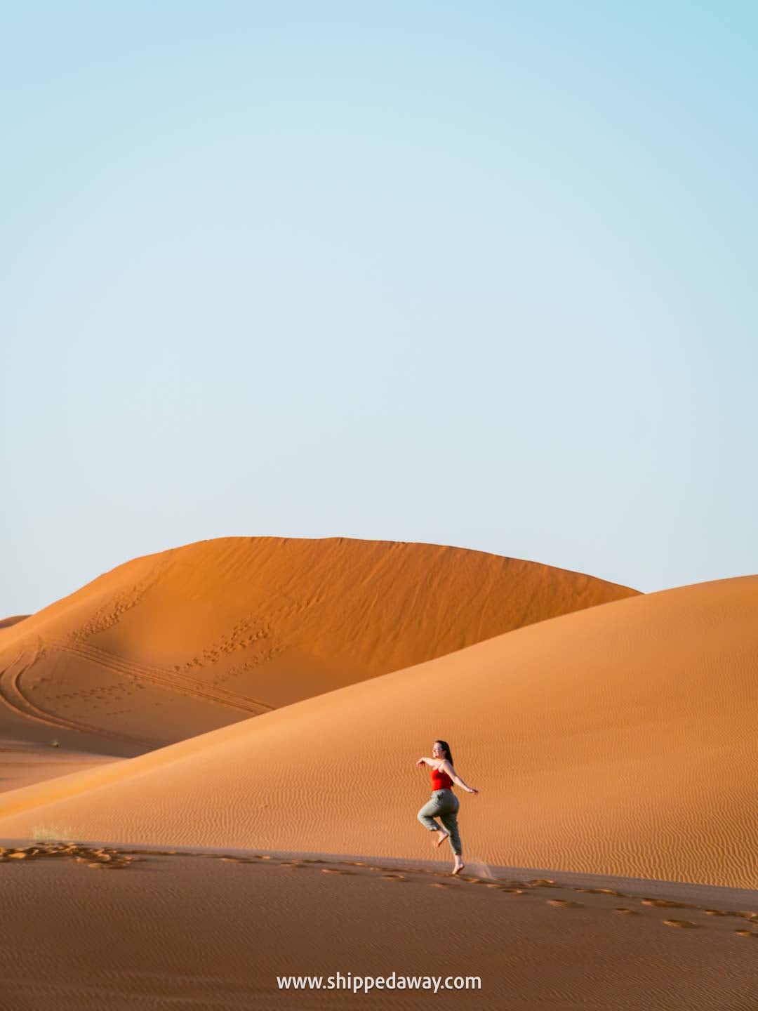 Is Merzouga really a part of the Sahara Desert? Running across the sand dunes