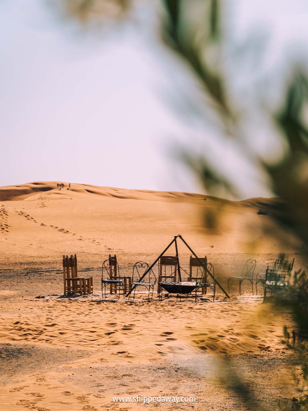 Our experience in a desert camp in Merzouga, Morocco - outside area