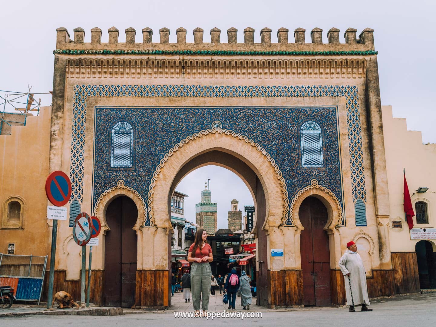 Things to do in Fes, Morocco - what's worth visiting in Fes - Bab Boujloud gate